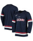 Фото #1 товара Men's Navy UConn Huskies Replica Hockey Jersey