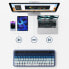 Фото #4 товара Bezprzewodowa klawiatura z podświetleniem KU101 Bluetooth USB-C niebieska