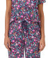 ფოტო #5 პროდუქტის Women's 2-Pc. Cropped Short-Sleeve Pajamas Set