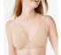 Фото #1 товара Joyspun Unlined Bra Women's Size 36DD Adobe Tan Full Coverage Stretch Underwire