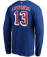 Фото #3 товара Men's Alexis Lafreniere Blue New York Rangers Authentic Stack Name and Number Long Sleeve T-shirt