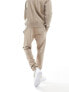 BOSS Orange co-ord tonal logo joggers in light brown