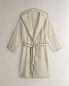 (320 gxm²) cotton bathrobe with overlock