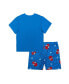 ფოტო #2 პროდუქტის Toddler Boys 2PC Pajama Shorts Set