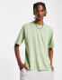 Фото #2 товара Bolongaro Trevor oversized t-shirt with back print in green