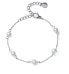 Fine steel bracelet with beads Away 32321