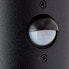 Светильник Brilliant Sergioro Auenapplikation mit Detektor Black Depoli E27 20W
