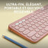 Фото #6 товара Bluetooth-клавиатура с подставкой для планшета Logitech K380 французский Розовый AZERTY