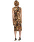 Фото #2 товара Women's Sleeveless Printed Midi Dress