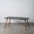 Dining Table OSLO Black Natural Wood Iron MDF Wood 179 x 90 x 75 cm