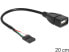 Фото #2 товара Delock 83291 - 0.2 m - USB A - Black