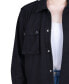 ფოტო #4 პროდუქტის Petite Long Sleeve Twill Jacket