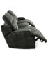 Фото #6 товара Sebaston 3-Pc. Fabric Sofa with 2 Power Motion Recliners, Created for Macy's