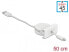 Delock 81331 - 0.62 m - Lightning - USB A - Male - Male - White