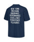 Фото #3 товара Men's Navy New York Mets Precision T-shirt