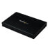 Фото #1 товара StarTech.com 2.5in Aluminum USB 3.0 External SATA III SSD Hard Drive Enclosure with UASP for SATA 6 Gbps – Portable External HDD - HDD enclosure - 2.5" - Serial ATA - 6 Gbit/s - Hot-swap - Black