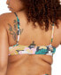 Фото #3 товара Juniors' Printed Had Me At Aloha Cropped Bikini Top