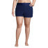 Plus Size 3 Inch Quick Dry Swim Shorts with Panty