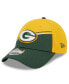 Фото #4 товара Men's Gold, Green Green Bay Packers 2023 Sideline 9FORTY Adjustable Hat