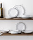 Satin Flourish 4 Piece Salad Plate Set, Service for 4