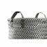 Laundry basket DKD Home Decor Geometric Grey Beige White Polyurethane polypropylene 40 x 40 x 50 cm (2 Units)