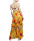 Women's Serena Crochet-Trim Maxi Dress PARROT PARADISE PRINT, L - фото #2