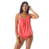 Фото #1 товара Ultra Fit Bra Sized Underwire Tankini Top A-Line Shapewear , Papaya 38DD