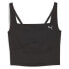 Puma Studio Cloudspun Rib Crew Neck Tank Top Womens Black Casual Athletic 52575