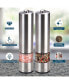 Фото #2 товара Brentwood Electric Salt and Pepper Adjustable Grinders