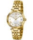 ფოტო #5 პროდუქტის Gc Flair Women's Swiss Gold-Tone Stainless Steel Bracelet Watch 34mm
