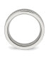 Фото #2 товара Stainless Steel Brushed and Polished Twisted 7mm Band Ring