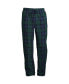 Men's High Pile Fleece Lined Flannel Pajama Pants