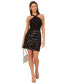 Фото #1 товара Women's Sequined Halter Dress