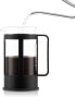 Фото #5 товара Bodum 1.0 Litre Borosilicate Glass Kenya 8 Cup Coffee Maker, Black