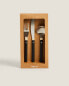 Фото #6 товара Set of steel cutlery with hexagonal handle