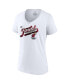 Фото #2 товара Women's White Miami Heat 2023 NBA Eastern Conference Champs Locker Room T-shirt