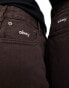 Obey bigwig baggy skate unisex jeans in brown W34 - фото #4