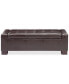Фото #5 товара Clay Faux-Leather Storage Ottoman