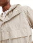 Hollister all weather hooded anorak in beige