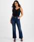 ფოტო #1 პროდუქტის Petite Mid-Rise Bootcut Denim Jeans, Created for Macy's