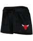 ფოტო #5 პროდუქტის Women's Black Chicago Bulls Intermission T-shirt and Shorts Sleep Set