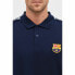 Поло с коротким рукавом мужское F.C. Barcelona Тёмно Синий