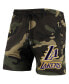 Фото #3 товара Men's Camo Los Angeles Lakers Team Shorts