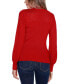 Black Label Women's Pointelle and Rhinestone Detail Sweater