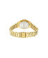 ფოტო #2 პროდუქტის Victoria Stainless Steel Gold Tone & White Women's Watch 1242BVIS