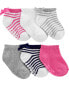 Baby 6-Pack Ankle Socks 0-3M