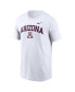 Men's White Arizona Wildcats Blitz 2-Hit T-Shirt