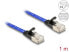 Фото #2 товара Delock 80383 - RJ45 Flachband Netzwerkkabel Cat.6A U/FTP 1 m blau - Network - CAT 6a