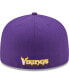 Фото #3 товара Men's Purple Minnesota Vikings Flawless 59FIFTY Fitted Hat