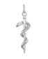 Фото #1 товара White gold pendant Aesculapian staff 241 001 00775 0700000